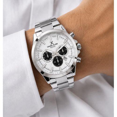Daniel Klein Premium Çelik Kordon 2 Yıl Garantili 3 Atm Suya Dayanıklı Erkek Kol Saati EDK.R11095.1