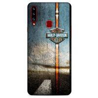 Samsung Galaxy A20s Uyumlu Kılıf Motorsiklet (45) Liquid Air Kılıf Harley