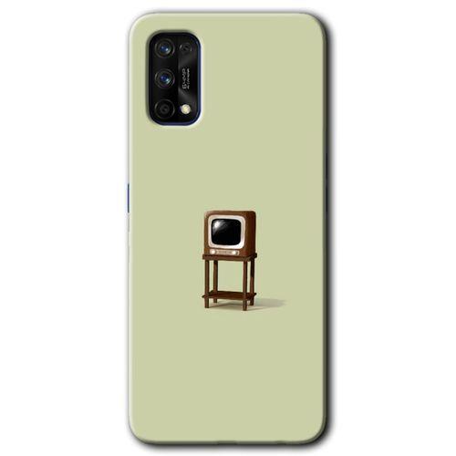 Realme 7 Pro Kılıf HD Desen Baskılı Arka Kapak - Retro-TV