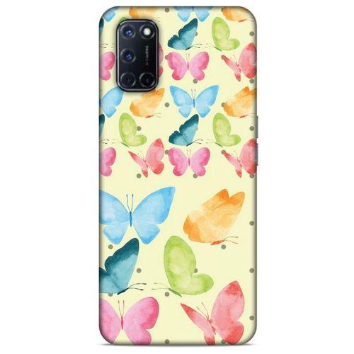 Animax Kelebek Suluboya Oppo A72 Kılıf Desenli Silikon