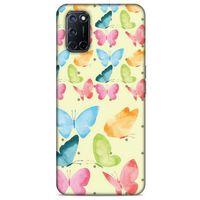 Animax Kelebek Suluboya Oppo A72 Kılıf Desenli Silikon