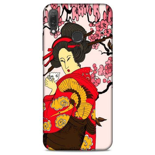 Huawei Y9 2019 Kılıf Japonya (10) Full Koruma Kılıfı Japon Geyşa