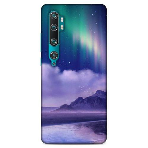 Lopard Xiaomi Mi Cc9 Pro Uyumlu Kılıf Gece'S (32) Soft Silikon Kılıf Norveç Kuzey Işıkları