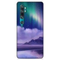Lopard Xiaomi Mi Cc9 Pro Uyumlu Kılıf Gece'S (32) Soft Silikon Kılıf Norveç Kuzey Işıkları