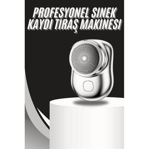 Kablosuz Tıraş Makinesi Günlük Hızlı Taşınabilir Şarjlı Yuvarlak Paslanmaz Çelik