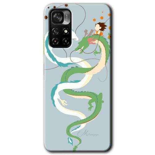 Poco M4 Pro 5G Kılıf HD Desen Baskılı Arka Kapak + Temperli Cam - Snake Friendship