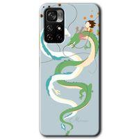 Poco M4 Pro 5G Kılıf HD Desen Baskılı Arka Kapak + Temperli Cam - Snake Friendship