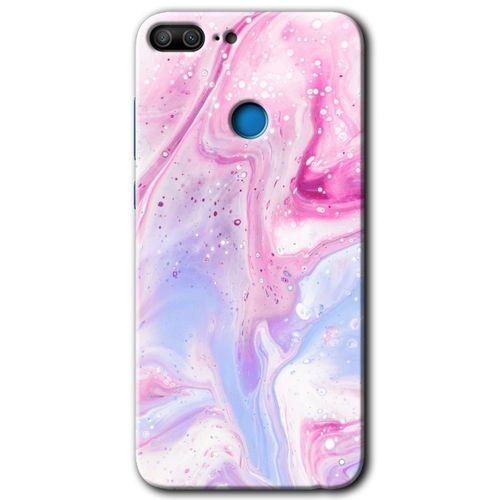Honor 9 Lite HD Baskılı Kılıf + 9D Tam Ekran Koruyucu - Kabarmış Leke