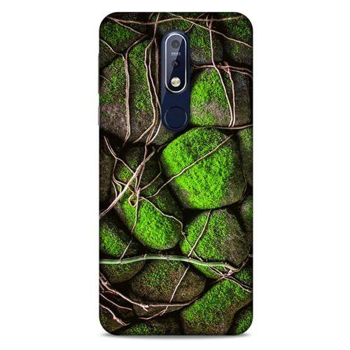Nokia 7.1 Kılıf Baskılı Özel Seri Taşlı (46) Core Armor Kılıf
