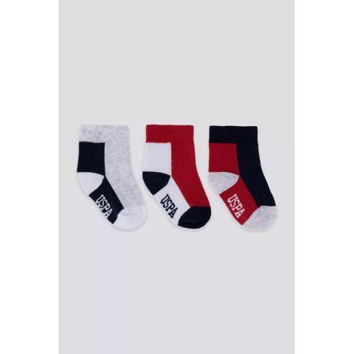 U.s. Polo Assn Erkek Bebek Çorap Usb2202 Gri Melanj