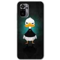 BeRa Aksesuar Xiaomi Redmi Note 10 Kılıf Baskılı Kapak - Angry Duck +Tam Kaplayan Mat Seramik