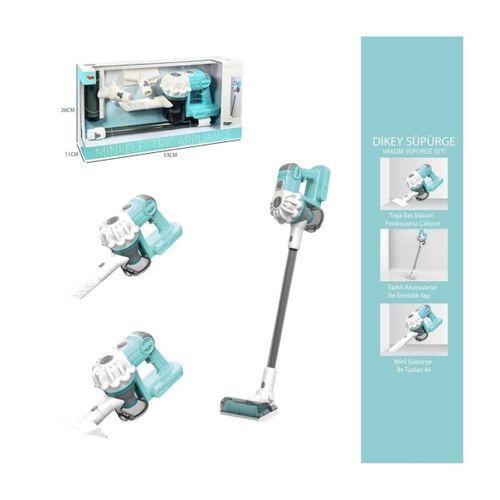 Eğitici Oyuncak  LS8803Q Vardem Dikey Elektrik Süpürgesi Ekranlı Kutu Yeşil-Gri 3 in1