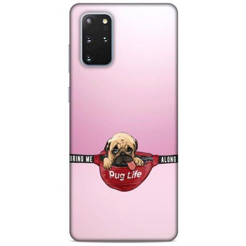 Samsung Galaxy S20 Plus Kılıf Köpek Kıyafetleri (5) Koruma Kabı Yavru Pug Çanta