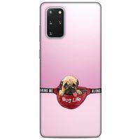 Samsung Galaxy S20 Plus Kılıf Köpek Kıyafetleri (5) Koruma Kabı Yavru Pug Çanta