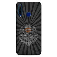 Huawei Y6P Uyumlu Kılıf Motorsiklet (40) Fit Silikon Kılıf Harley