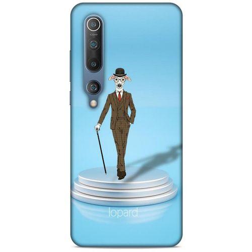 Xiaomi Mi 10 Kılıf FunnyMaX (45) Liquid Air Kılıf Açık Mavi Köpek