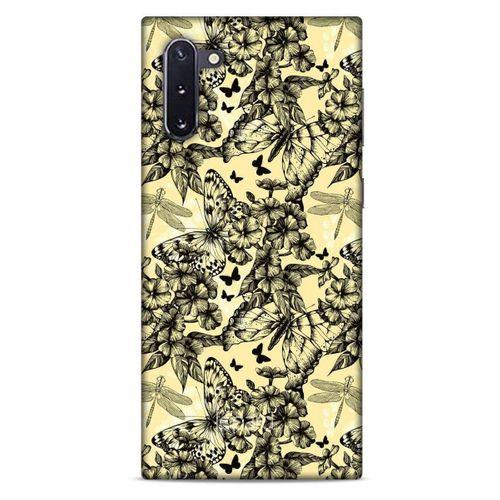 Samsung Galaxy Note 10 Kılıf Kelebek Etkisi (34) Slim Armor Kılıf Karışık Renkli