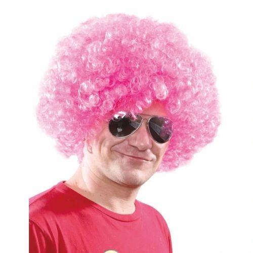 Eğitici Oyuncak Açık Pembe Renk Kıvırcık Afro Bonus Peruk