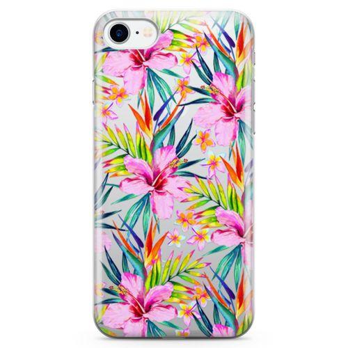 Apple iPhone 7 Kılıf Frangipani Arka Kapak Koruma Desenli Full Koruyucu
