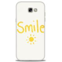 Samsung Galaxy A7 2017 / A720 Kılıf HD Baskılı Kılıf - Smile Güneş + Tam Ekran Koruyucu