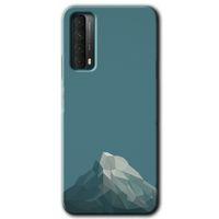Potkal Hediye Fabrikası Huawei P Smart 2021 Kılıf HD Desen Baskılı Arka Kapak - Alone Mountain