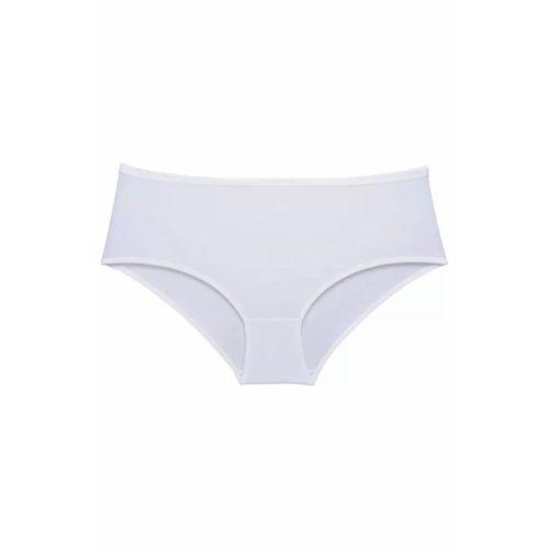 3 Adet Kadın Yüksek Bel Bato Külot Beyaz Gri Ten