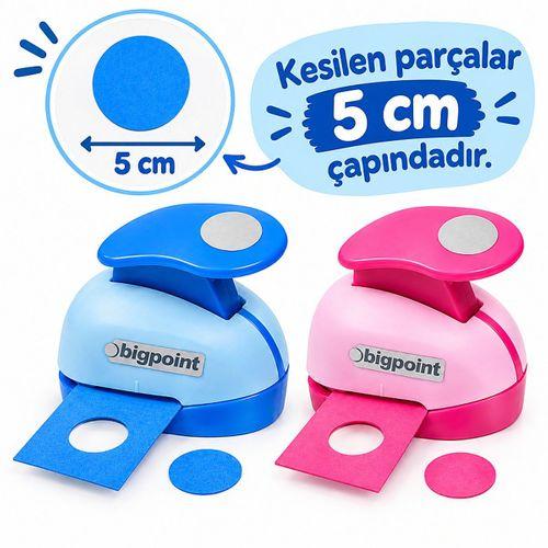 Bigpoint Şekilli Delgeç 5cm Yuvarlak