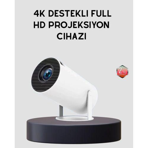 Ev Sineması Projeksiyon Cihazı – 160 Ansı Lümen, 4k Uyumlu Ve Kablosuz Görüntü Aktarımı