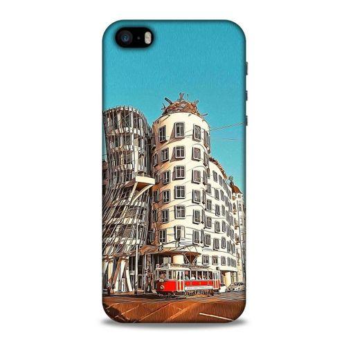 Apple iPhone SE Kılıf Dünya Mimarisi (35) Fit Design Kılıf The Dancing House Çekya