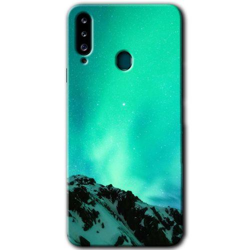 Galaxy A20s Kılıf HD Desen Baskılı Arka Kapak - Aurora