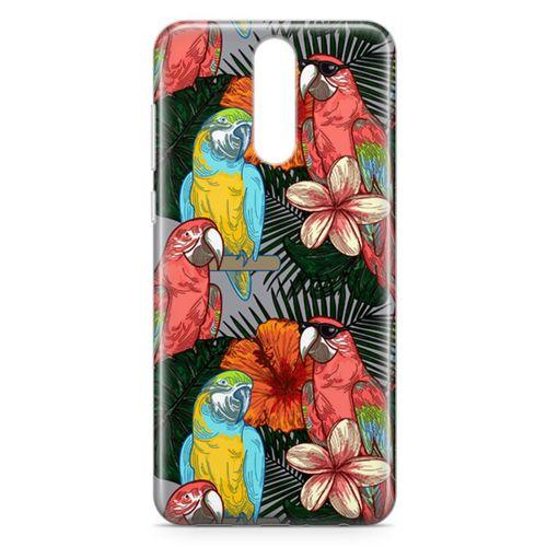 Huawei Mate 10 Lite Kılıf Dost Papağanlar Arka Kapak Koruma Desenli Full Koruyucu
