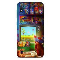 Retro (25) Desen Antişok Kapak Renkli Samsung Galaxy A10 Kılıf