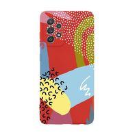 Samsung A32 Colorful Patterns Premium Silikonlu Telefon Kılıfı