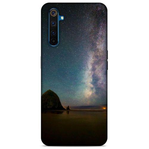 Lopard Oppo Realme 6 Uyumlu Kılıf Gece'S (20) Koruyucu Kılıf Siyah Yeşil