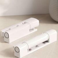 95 mm PVC Kapı Düz Menteşe (Beyaz/Metal)