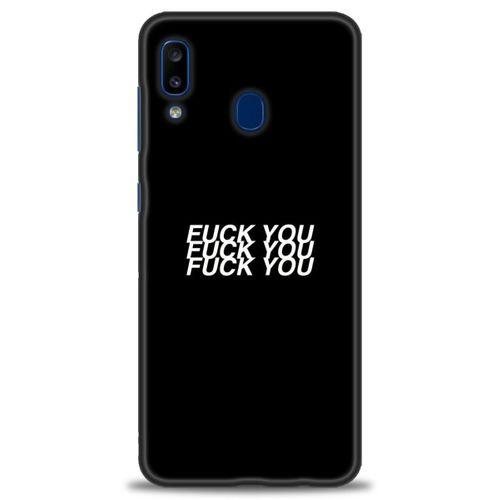 Samsung Galaxy A20 Kılıf HD Baskılı Kılıf - You You You + Tam Ekran Koruyucu