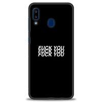 Samsung Galaxy A20 Kılıf HD Baskılı Kılıf - You You You + Tam Ekran Koruyucu