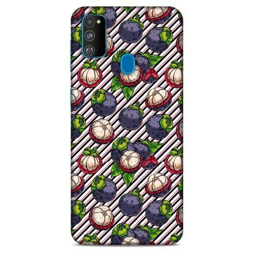 Frutix Mangosteen 02 Samsung Galaxy M30s Kılıf Desenli Silikon