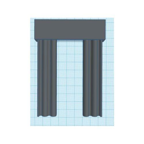 Perdeler ve Korniş 3D Baskı (Bu ürün Sadece Plastik parçadır - Almadan Önce Soru Sorabilirsiniz)