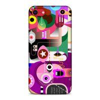 Lopard Apple iPhone SE 2020 Uyumlu Kılıf Soyut Sanat (22) Desenli Tam Koruma Kılıfı