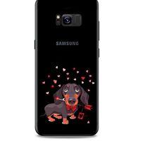 Zoologix (38) Samsung Galaxy S8 Plus Şeffaf Kılıf Silikon Desenli
