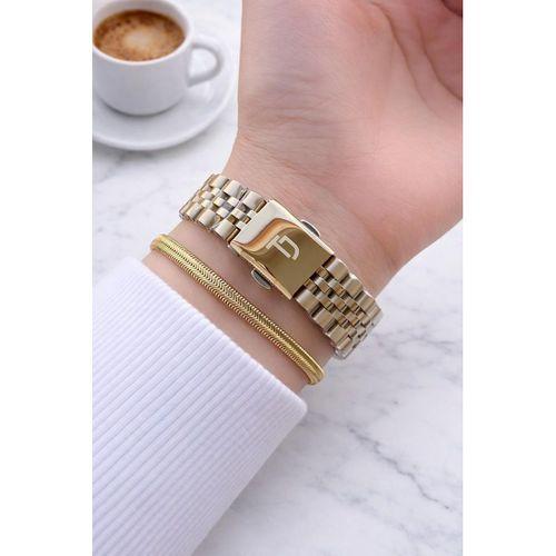 Tom Jones Çelik Kordon 2 Yıl Garantili 3 Atm Suya Dayanıklı Kadın Kol Saati+Bileklik BTJ.1384.2