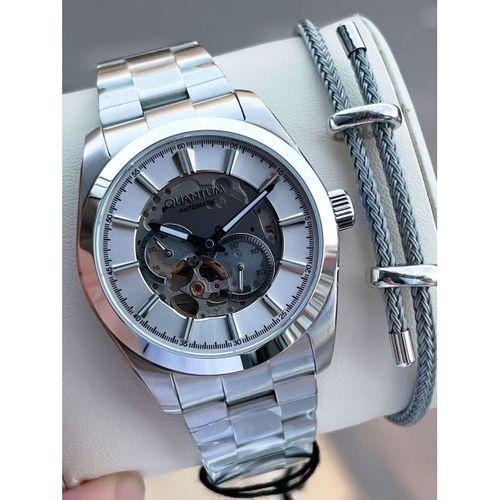 Quantum Otomatik Mekanizma Sapphire Cizilmez Cam Çelik Kordon 10 Atm Erkek Kol Saat EMG.1132.340