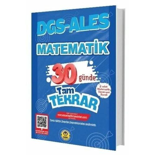 2025 DGS ALES Matematik 30 Günde Tam Tekrar Soru Bankası Çözümlü Tasarı Yayınları