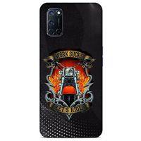 Oppo A92 Uyumlu Kılıf Motorsiklet (8) Baskılı Kılıf Harley Davidson
