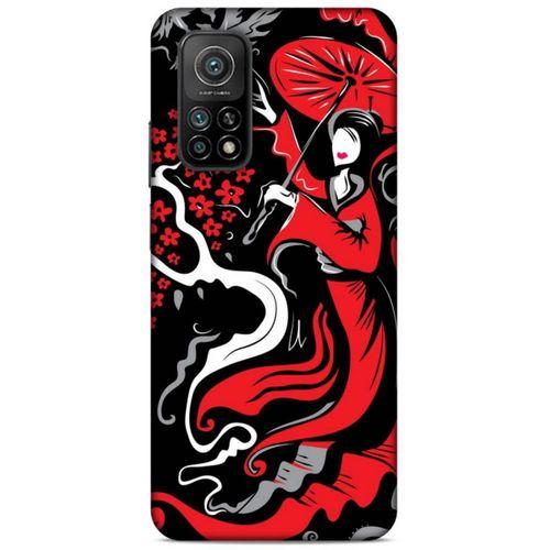 Lopard Xiaomi Mi 10T 5G Uyumlu Kılıf Soyut Sanat (11) Baskılı Tam Koruma