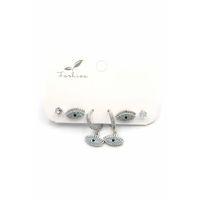 Çoklu Göz Küpe - Gümüş