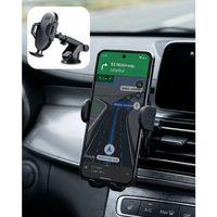 360° Döner Araç Telefon Tutucu Otomatik Kilit Mekanizmalı Stand