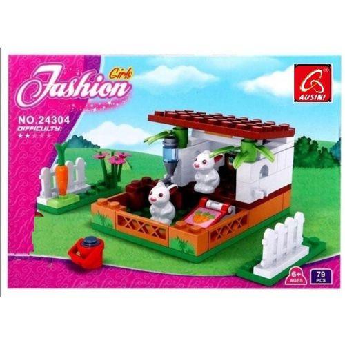 Ausini  Parça Fashion Girls Tavşan Evi