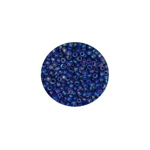 Dökme Cam Kum Boncuk (11/0) 2 mm - 20 Gram -  Koyu Mavi - BNC017